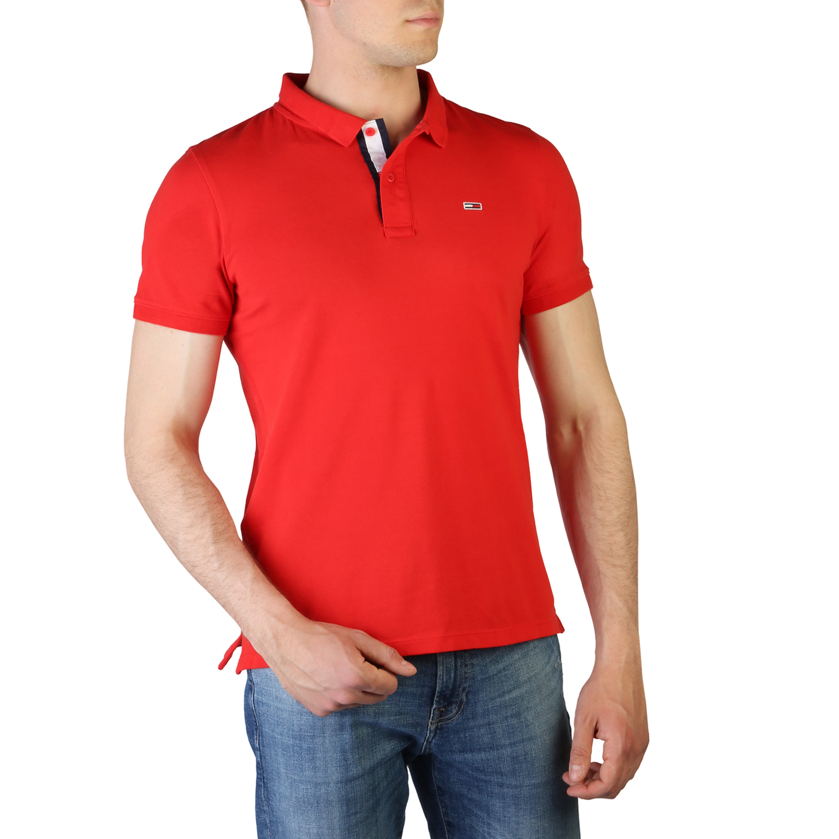 Tommy Hilfiger Men Polo DM0DM12219 Red