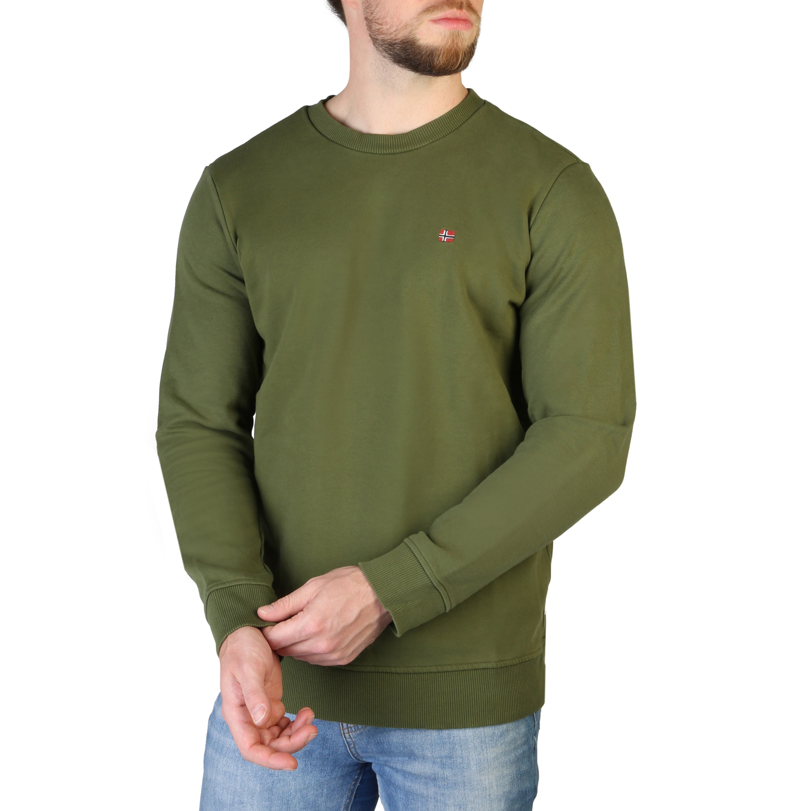 Napapijri Men Sweatshirts NP0A4EW7 Green