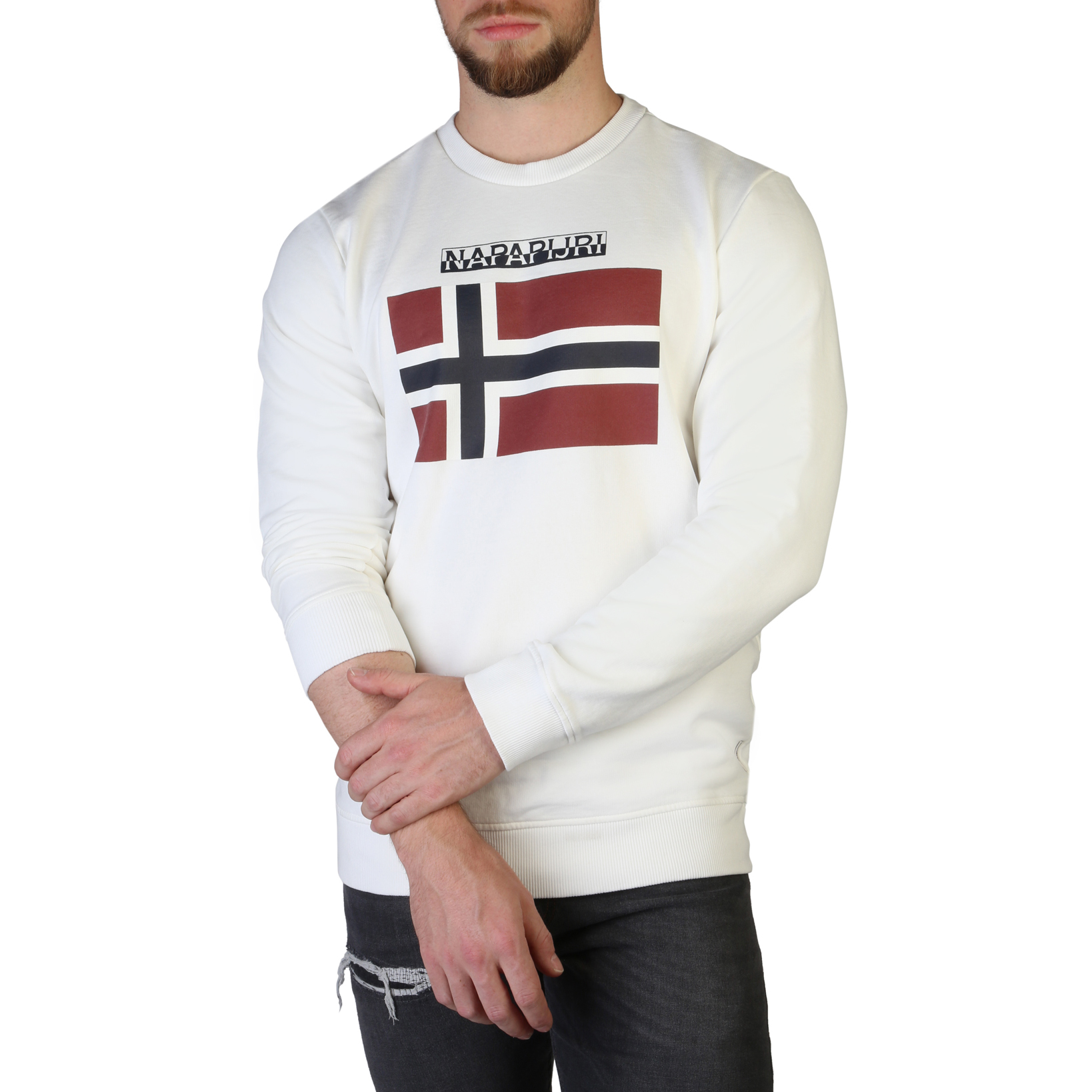 Napapijri Men Sweatshirts NP0A4EZT White