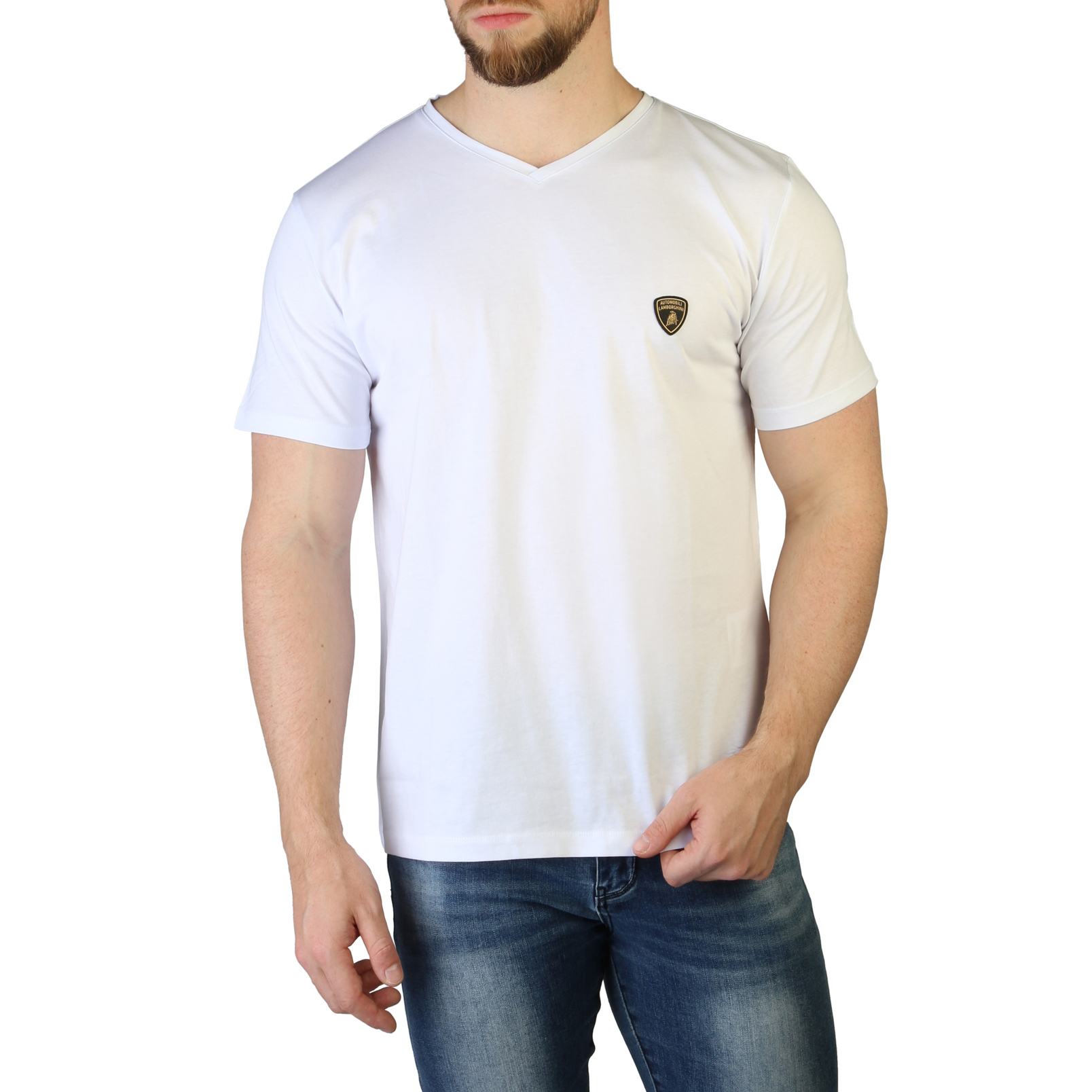 Lamborghini Men T-shirts B3XVB7AI White