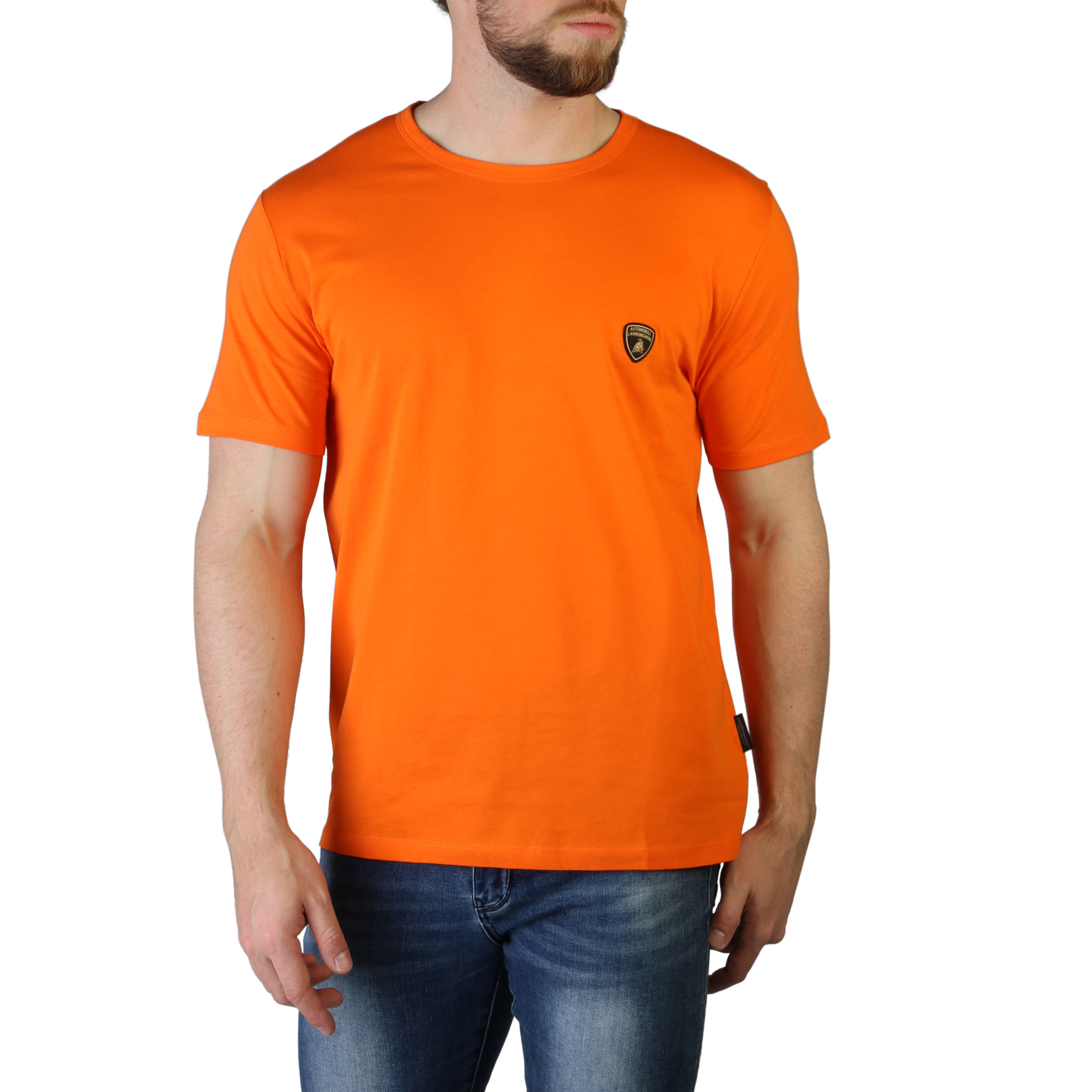 Lamborghini Men T-shirts B3XVB7T1 Orange