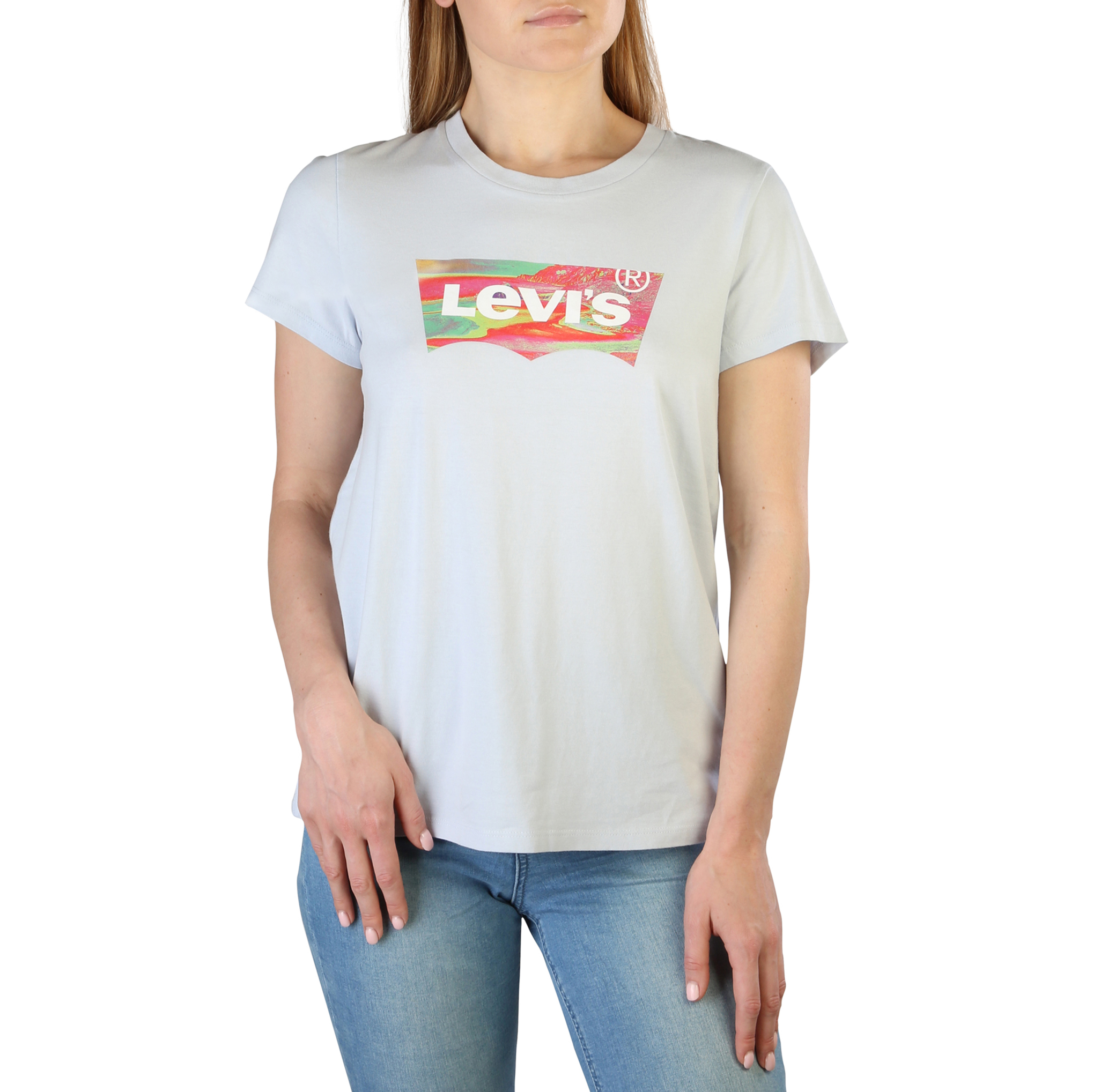 Levi's Blue T-shirts for Women - 17369_THE-PERFECT