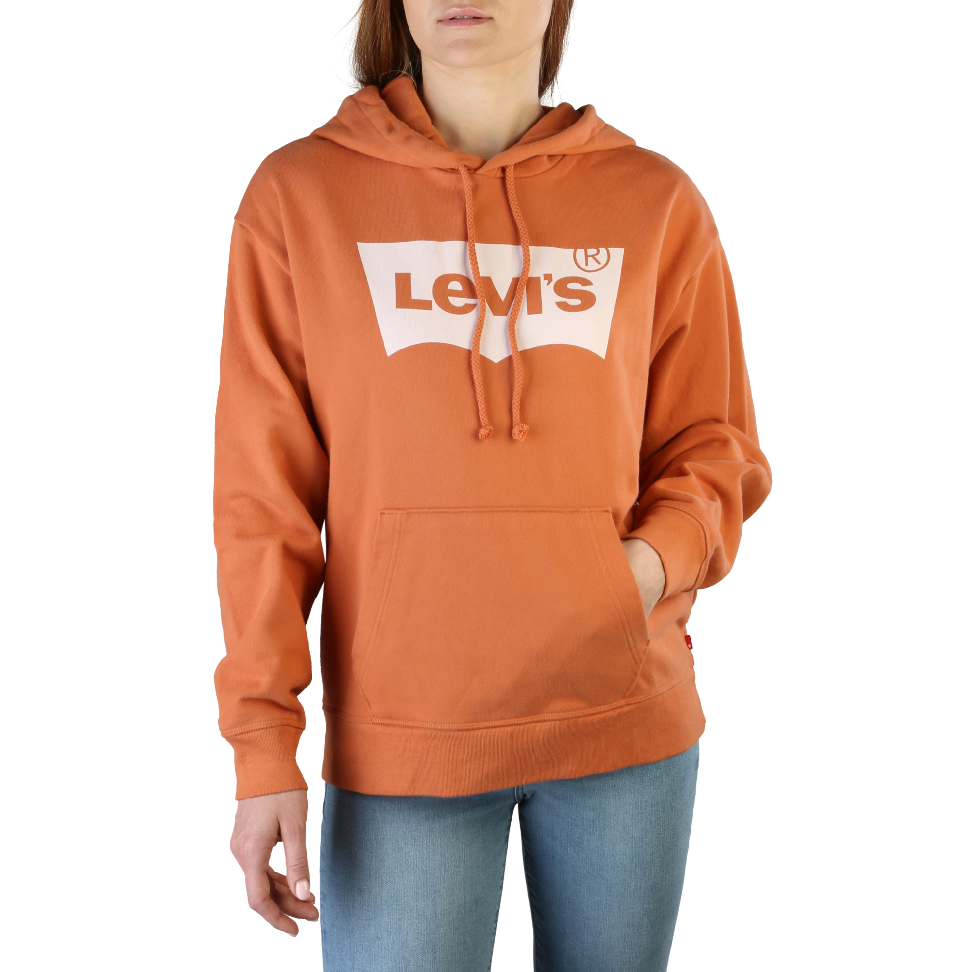 Levi's Orange Sweatshirts for Women - 18487_GRAPHIC