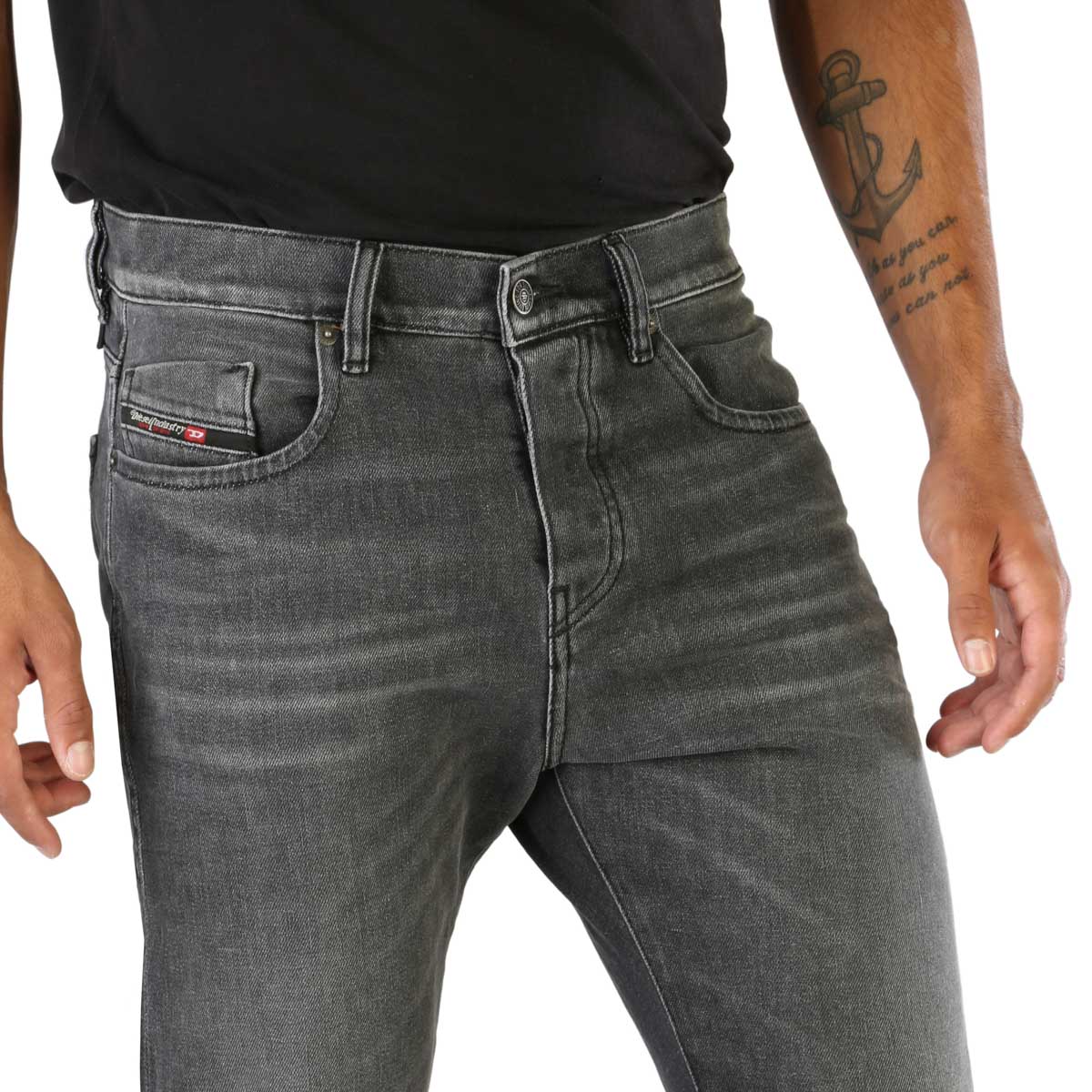Diesel Black Jeans for Men - D-VIKER_L32_09B42