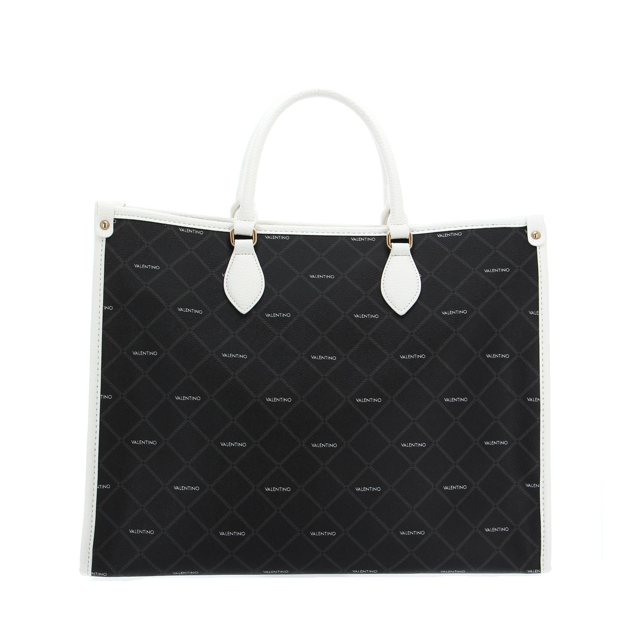 Valentino by Mario Valentino Black Shopping bags for Women - BAR-VBS6CC01