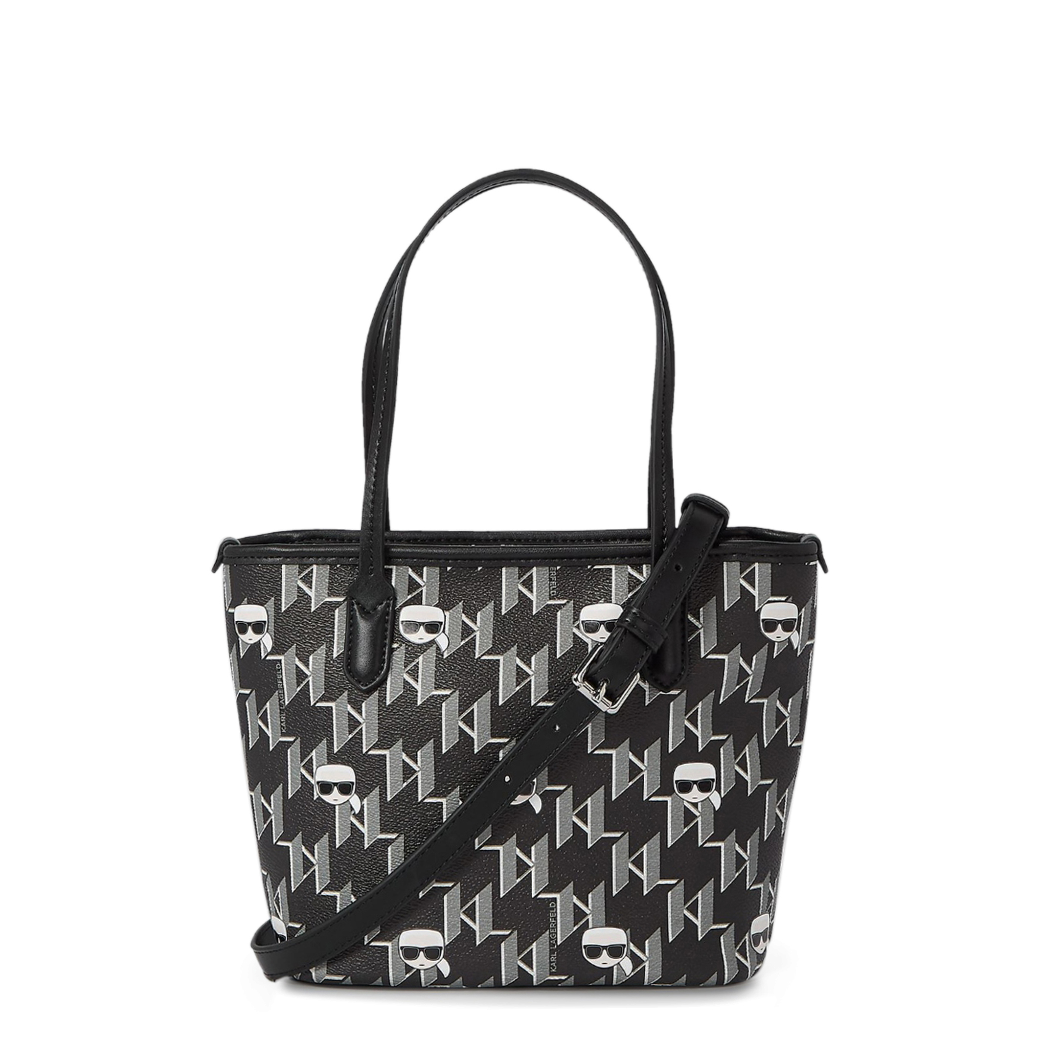Karl Lagerfeld Black Handbags for Women - 225W3028