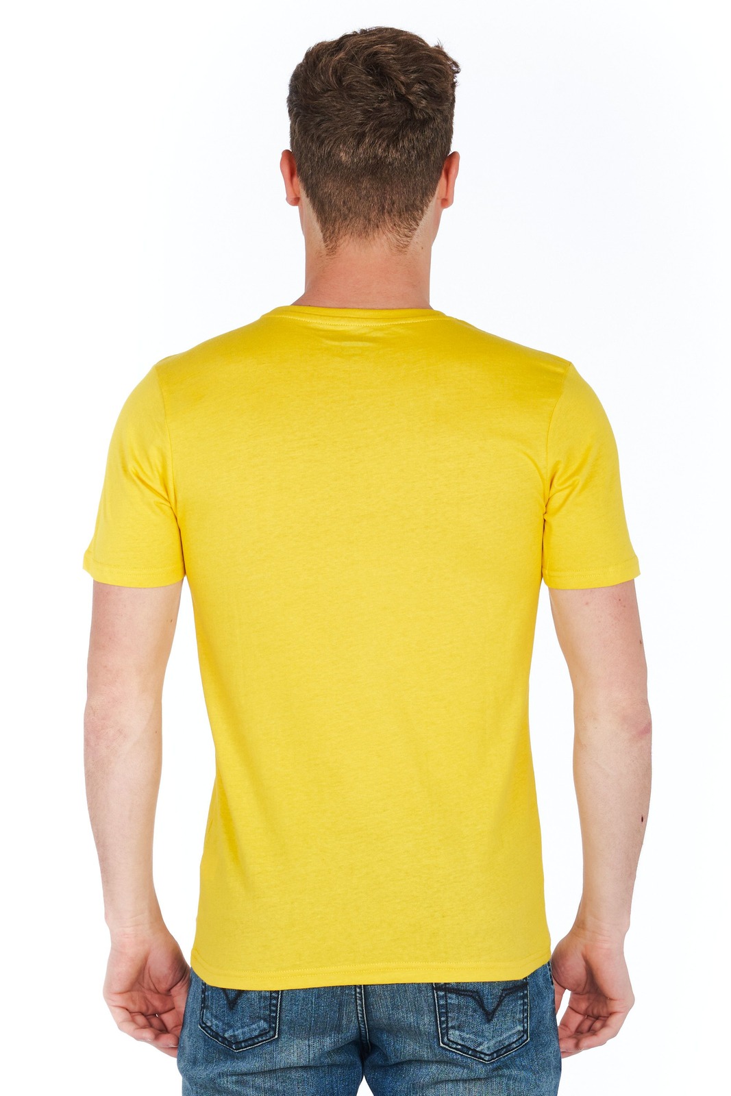 Jeckerson Yellow T-shirts for Men - LOGO