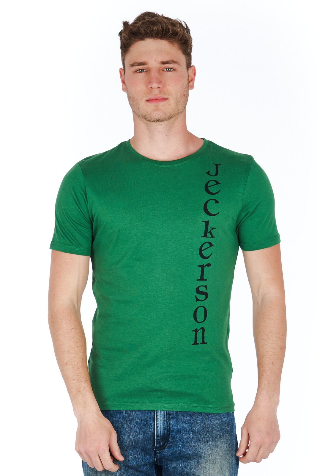 Jeckerson Green T-Shirts für Herren - LOGO