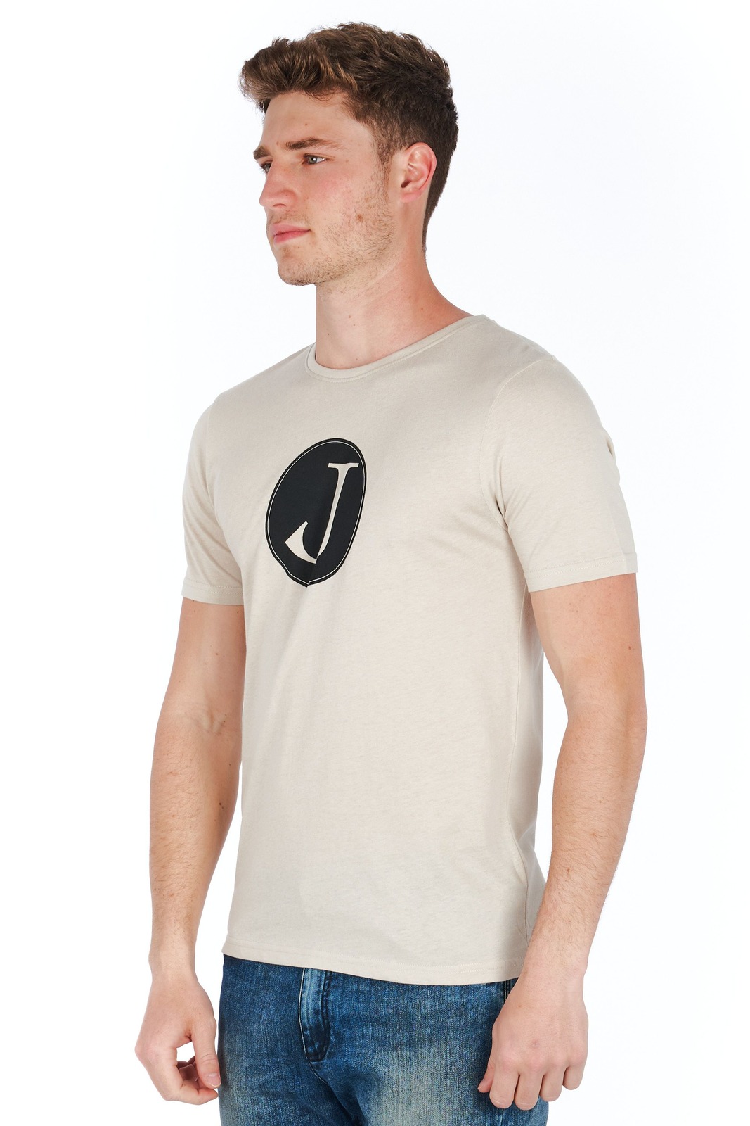 Jeckerson Graue T-Shirts für Herren - POINT