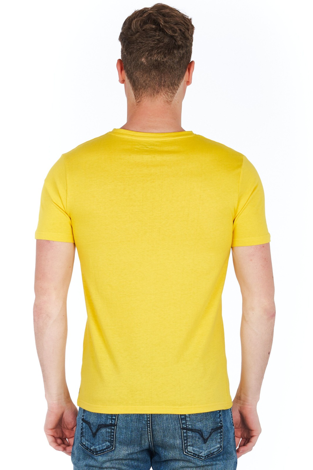 Jeckerson Yellow T-shirts for Men - ORDINARY
