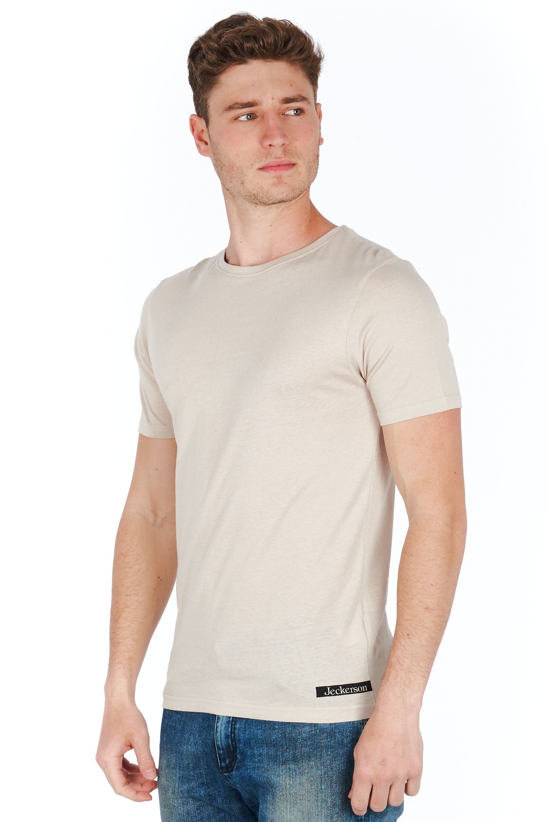Jeckerson Grey T-shirts for Men - ORDINARY