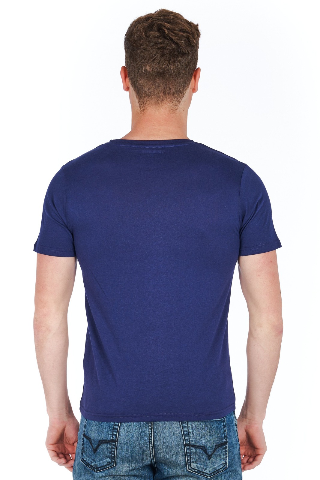 Jeckerson Blue T-shirts for Men - CLASSIC