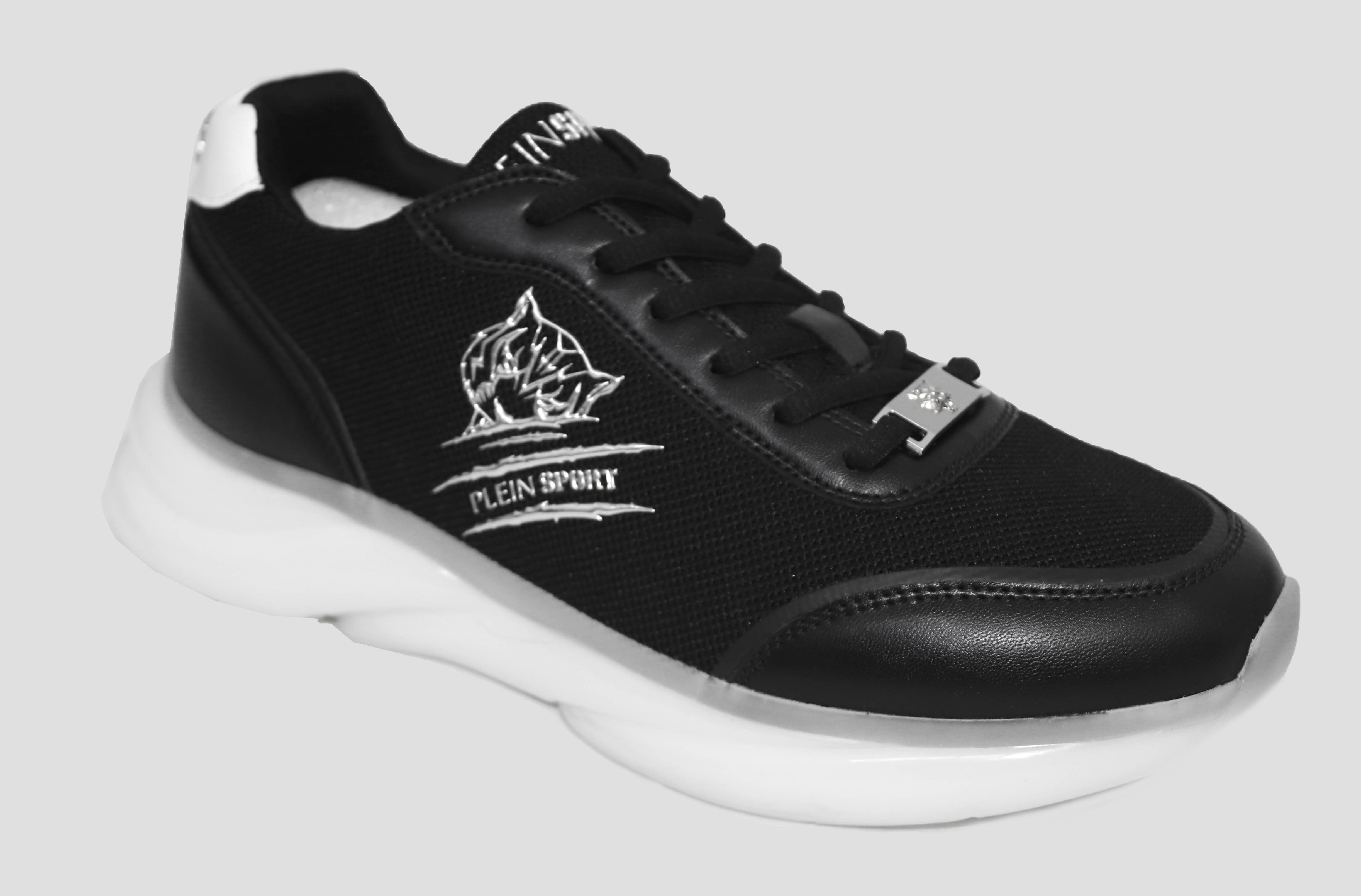 Plein Sport Black Sneakers for Men - SIPS80399