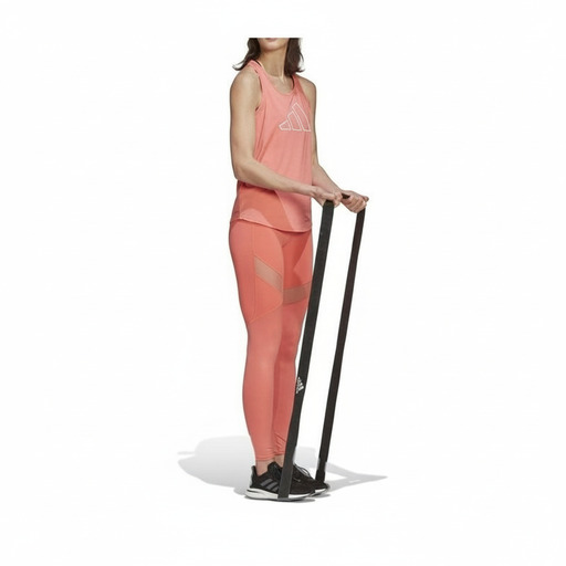 Adidas Pink Mesh Panel Leggings