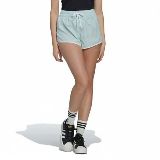 Adidas Laced Athletic Shorts Blue
