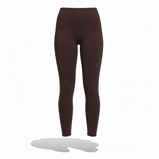 Adidas Women's Three-Stripes Performance Leggings Brown