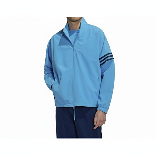 Adidas Track Stripes Wind Jacket Blue
