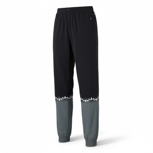 Adidas Slice Colorblock Track Pants Black Blue