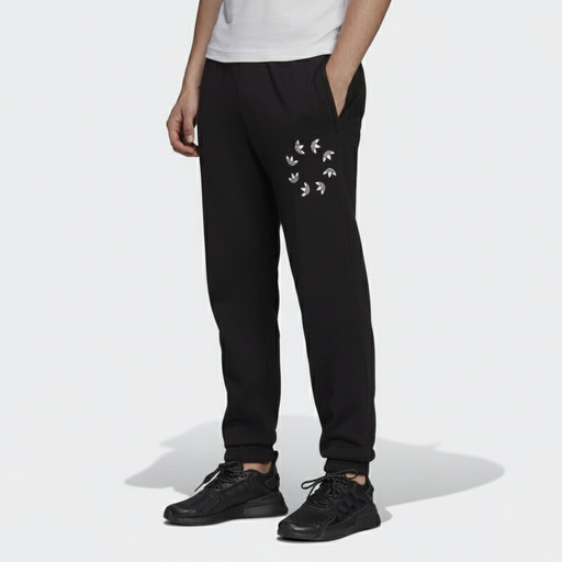 adidas Pantallona Originals Logo Circle Black Sweatpants