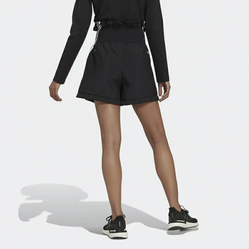 Adidas Black High Waist Fitness Shorts