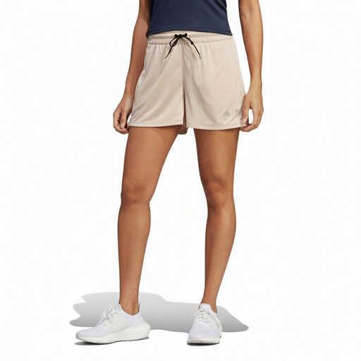 Adidas Performance Drawstring Athletic Shorts Beige