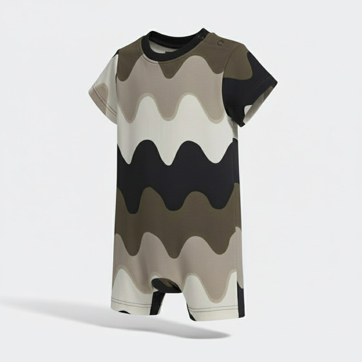 Adidas Camo Wave Print Baby Onesie