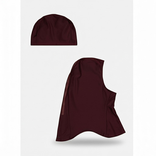 Adidas 3S Swim Hijab Burgundy