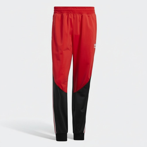adidas Pantallona Sst Colorblock Track Pants Red Black