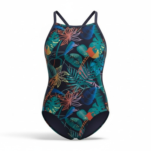 Adidas Lion King Tropical Swimsuit Navy