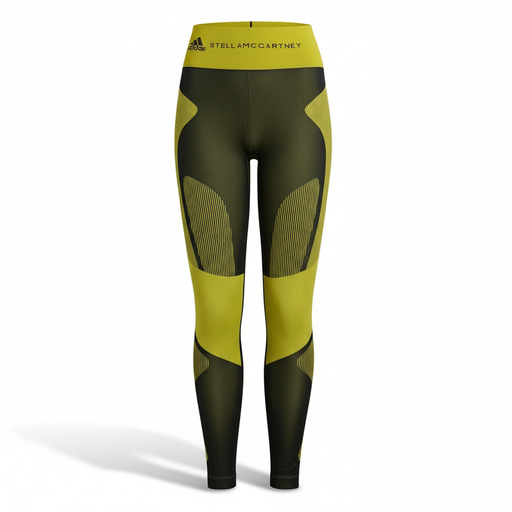 Adidas Stella McCartney Seamless Training Tights Olive Yellow