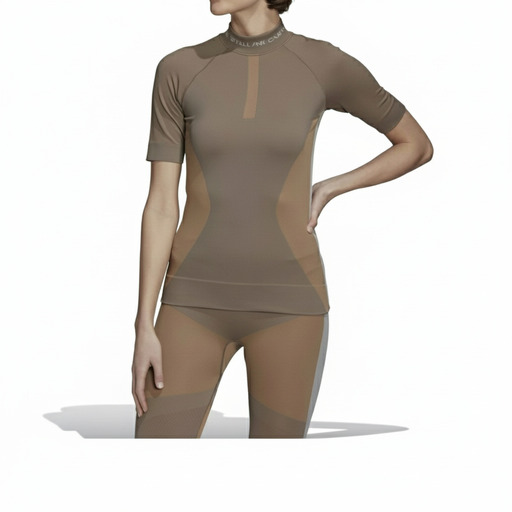 Adidas Run Knit Performance T-Shirt Brown