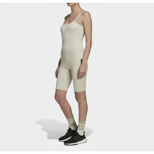 Adidas Brown Athletic Bodysuit Jumpsuit