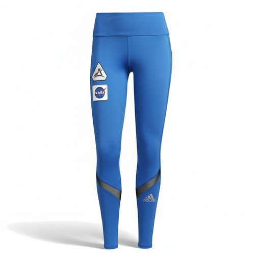 Adidas Space Patch Performance Leggings Blue