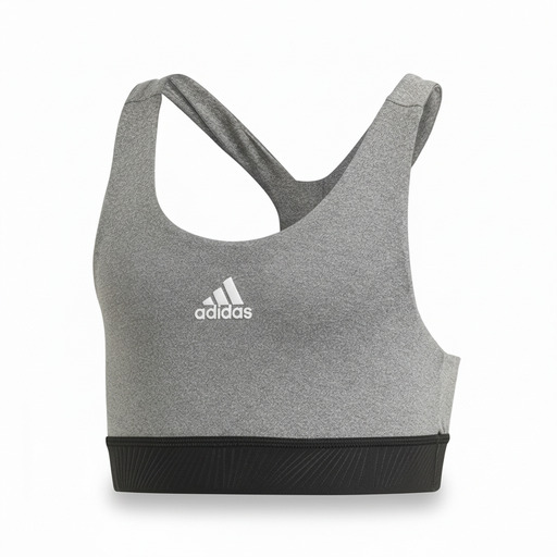Adidas Girls Racerback Sports Bra Grey