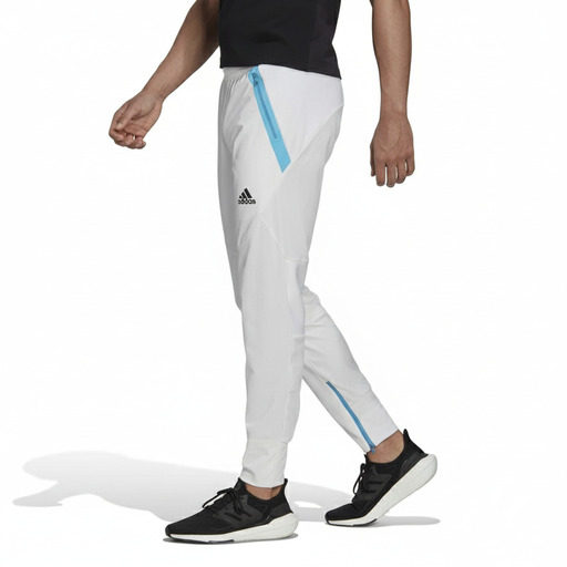 Adidas Pantallona Athletic Zip Track Pants White