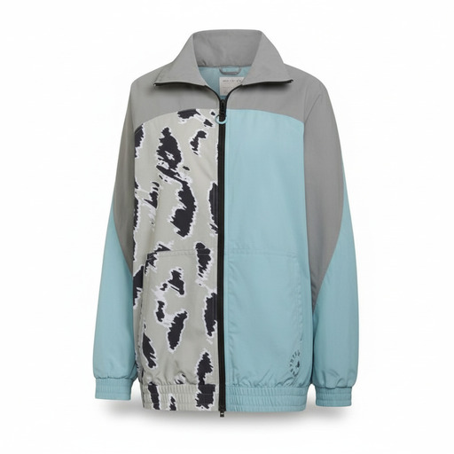 Adidas Colorblock Track Jacket Green White