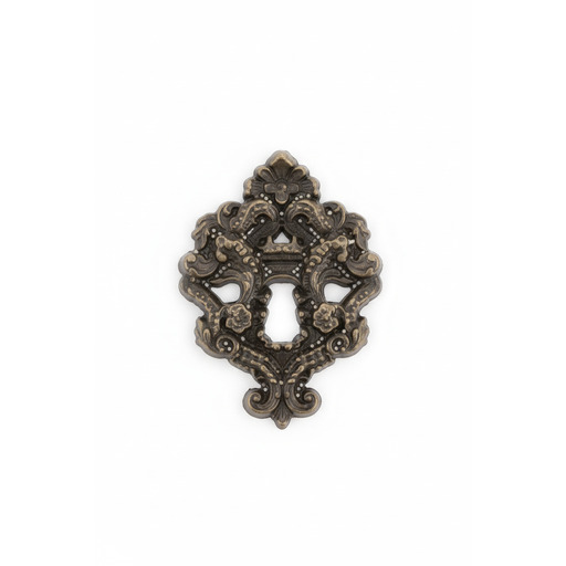 Moschino Pantallona Ornate Brass Statement Ring