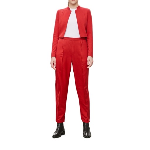 Moschino Pantallona Classic Red Wool Trousers
