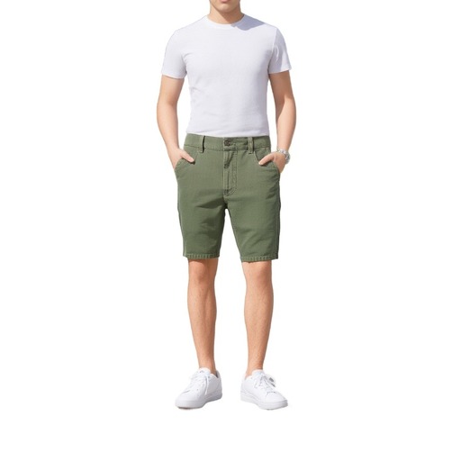 Moschino Pantallona Cotton Casual Shorts Green