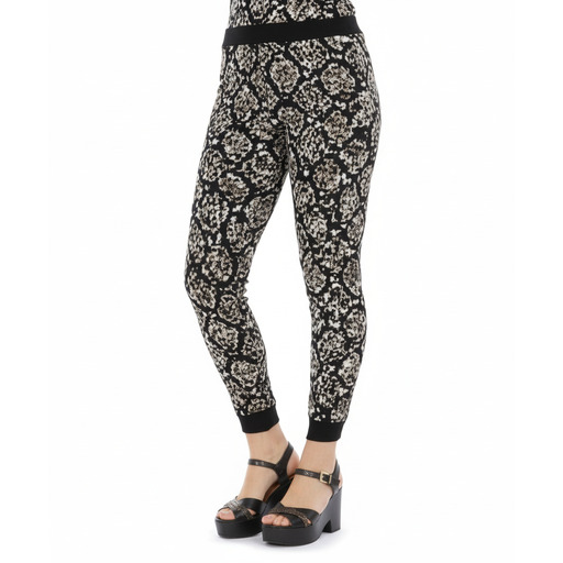 Moschino Pantallona Paisley Print Leggings Black