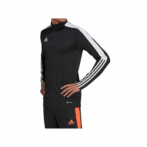 adidas Bluzë Tiro Quarter-Zip Training Top Black White