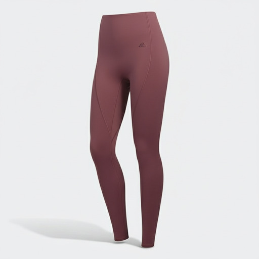 Adidas High-Waisted Performance Leggings Bordeaux
