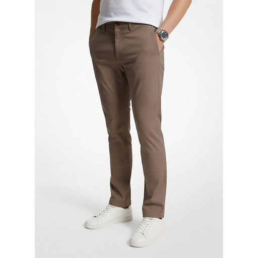Michael Kors Slim Fit Chino Pants Brown