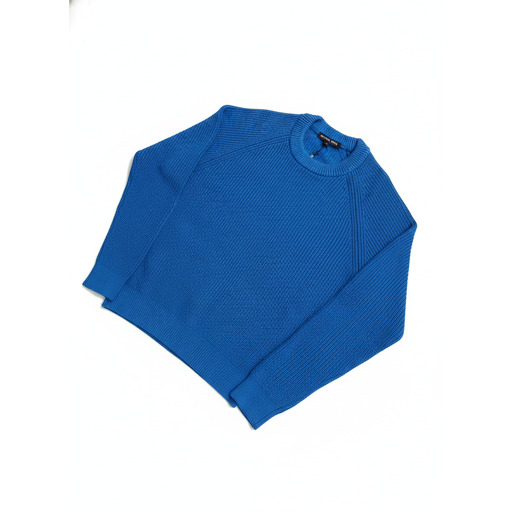 Michael Kors Sweatshirt Blue Knit Sweater Grecian Blue