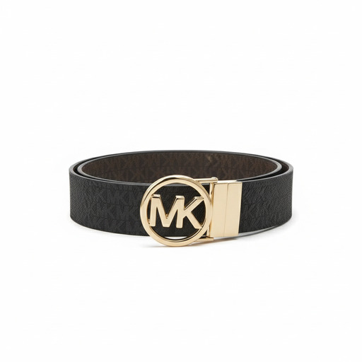 Michael Kors Black Logo Reversible Belt