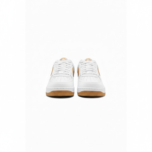 Nike Air Force 1 Sneakers White Gold