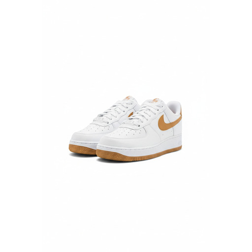 Nike Air Force 1 Sneakers White Gold