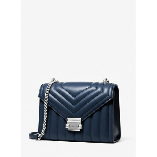 Michael Kors Çantë Whitney Quilted Crossbody Navy