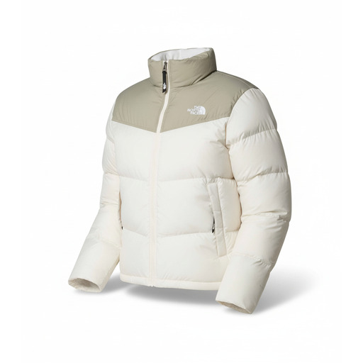 The North Face Cream Sage Puffer Jacket