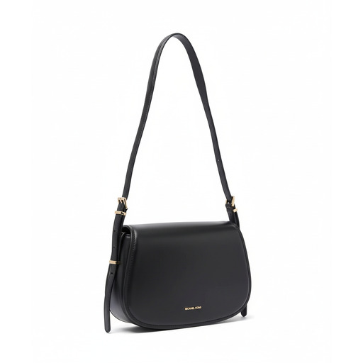 Michael Kors Black Leather Shoulder Bag